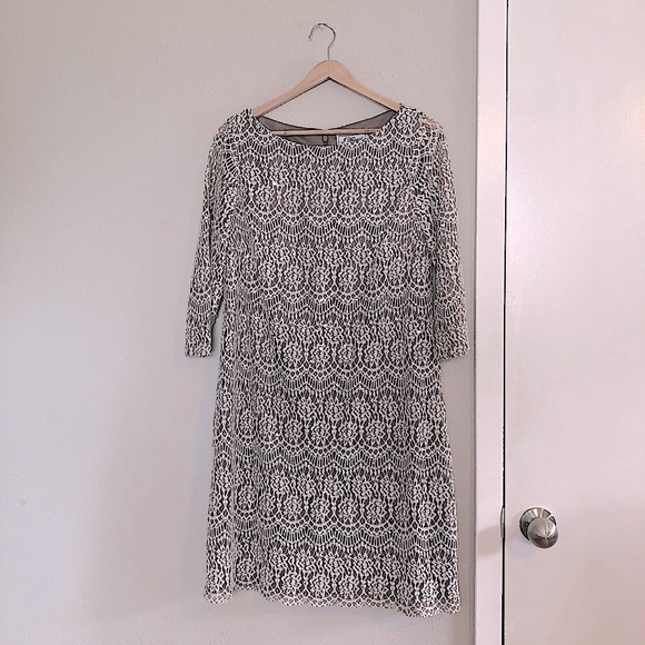 J Howard Lace Mini Shift Dress - Picture 1 of 10